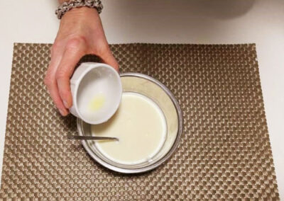 aggiungete il succo del limone