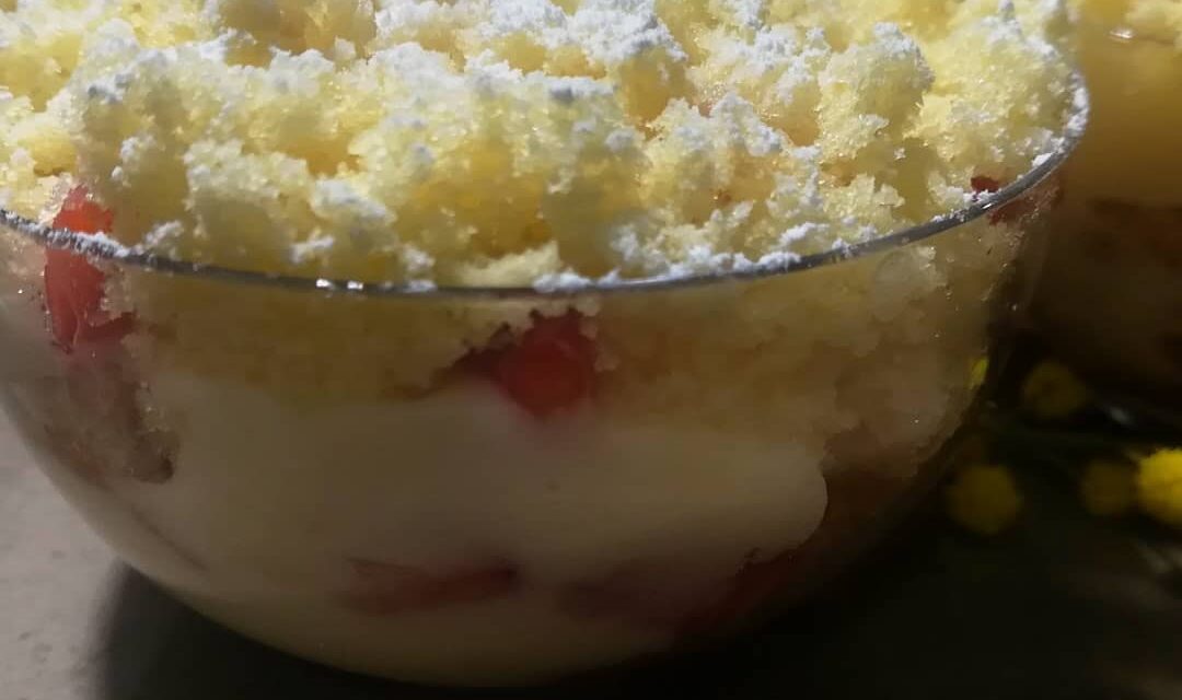 TORTA MIMOSA MONOPORZIONE
