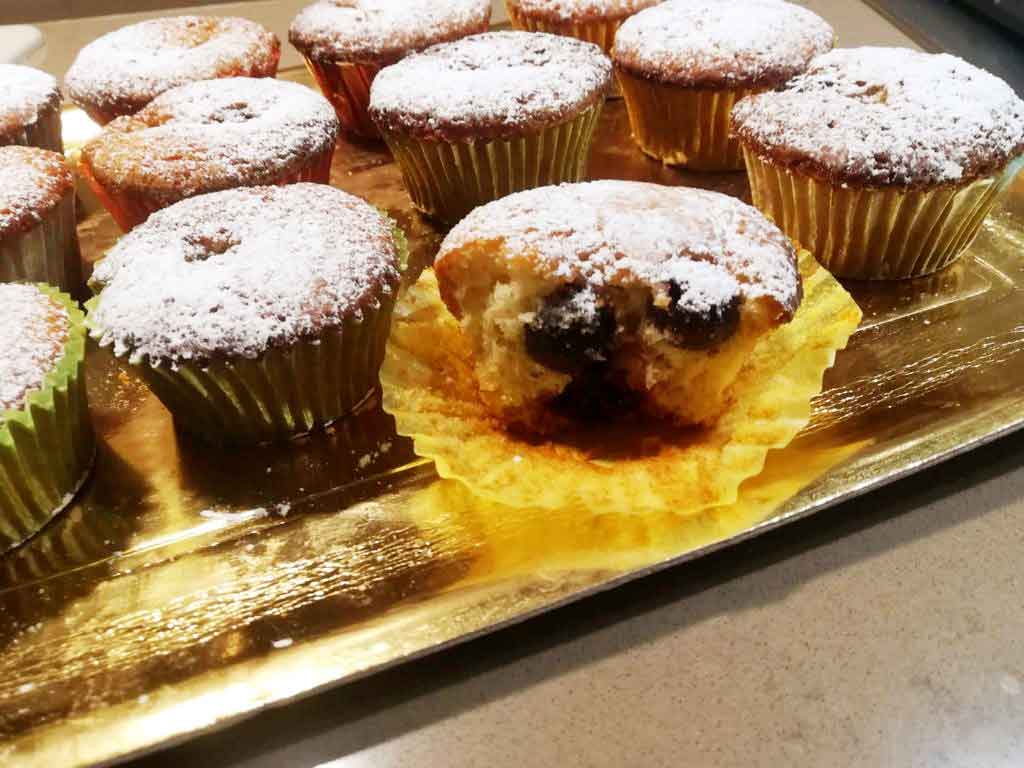 Muffin soffici alle amarene Fabbri della Monica