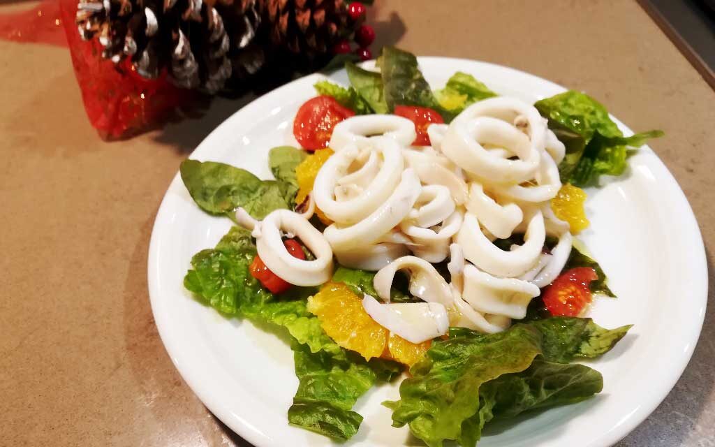 INSALATA DI TOTANI FRESCHI DELLA MONICA