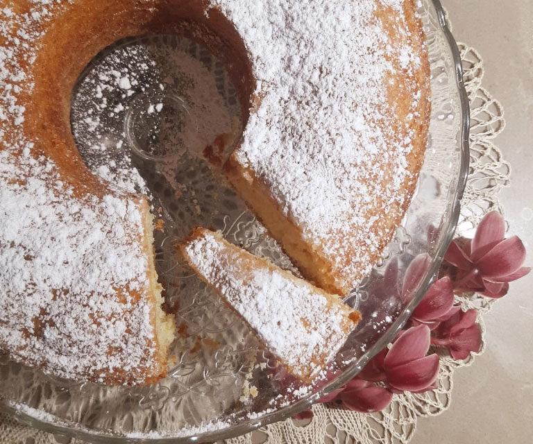 CIAMBELLA SOFFICE CON PANNA DELLA MONICA (SENZA OLIO, SENZA BURRO)