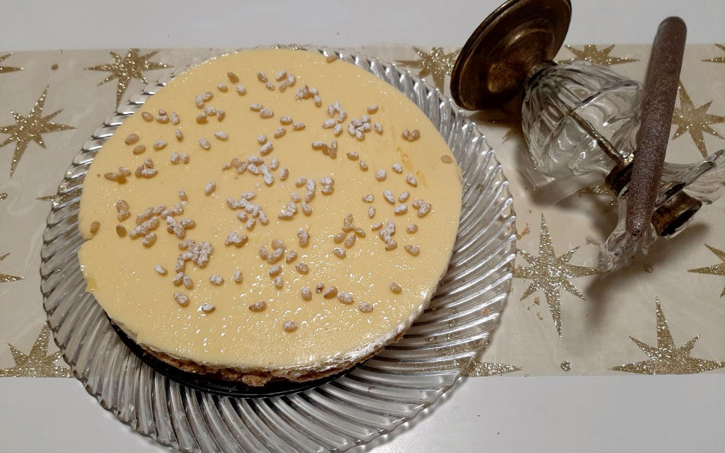 CHEESECAKE DELLA NONNA CON CIALDE DI MONTECATINI