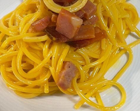 CARBONARA RIVISITATA DELLA MONICA