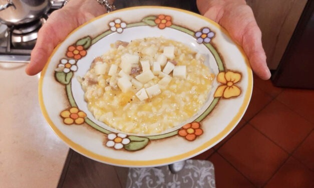 RISOTTO CON ZUCCA E PANCETTA DELLA MONICA