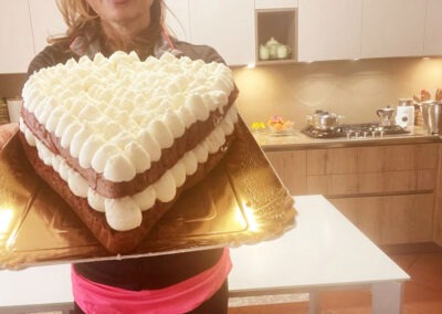Completate con ciuffetti al mascarpone sopra