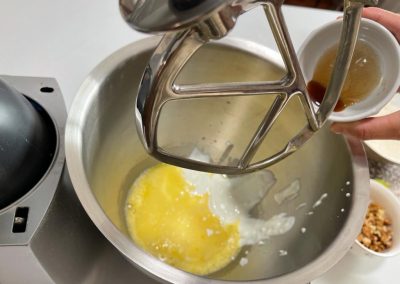 Aggiungete l’estratto di vaniglia