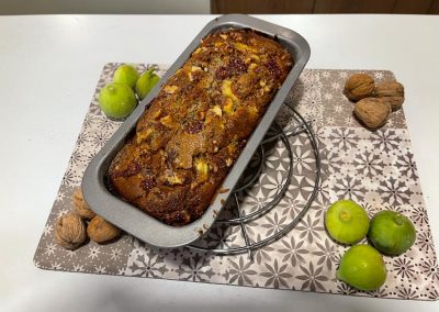 Plumcake con marmellata e fichi della Monica
