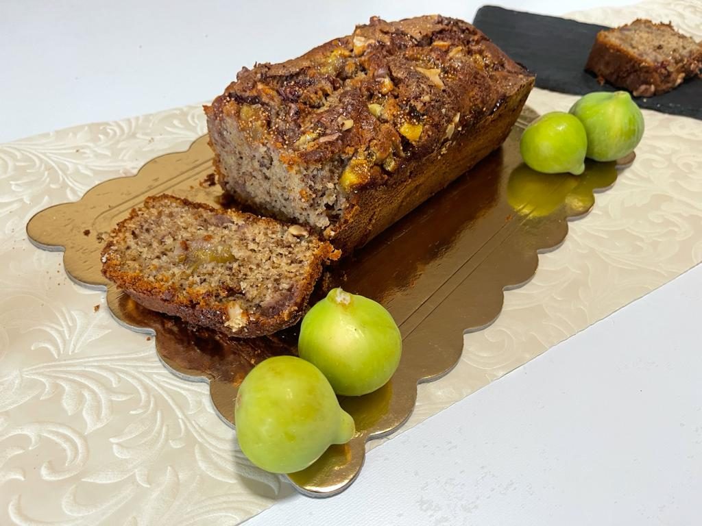 Plumcake con marmellata e fichi della Monica