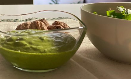 PESTO DI RUCOLA CON NOCI DELLA MONICA