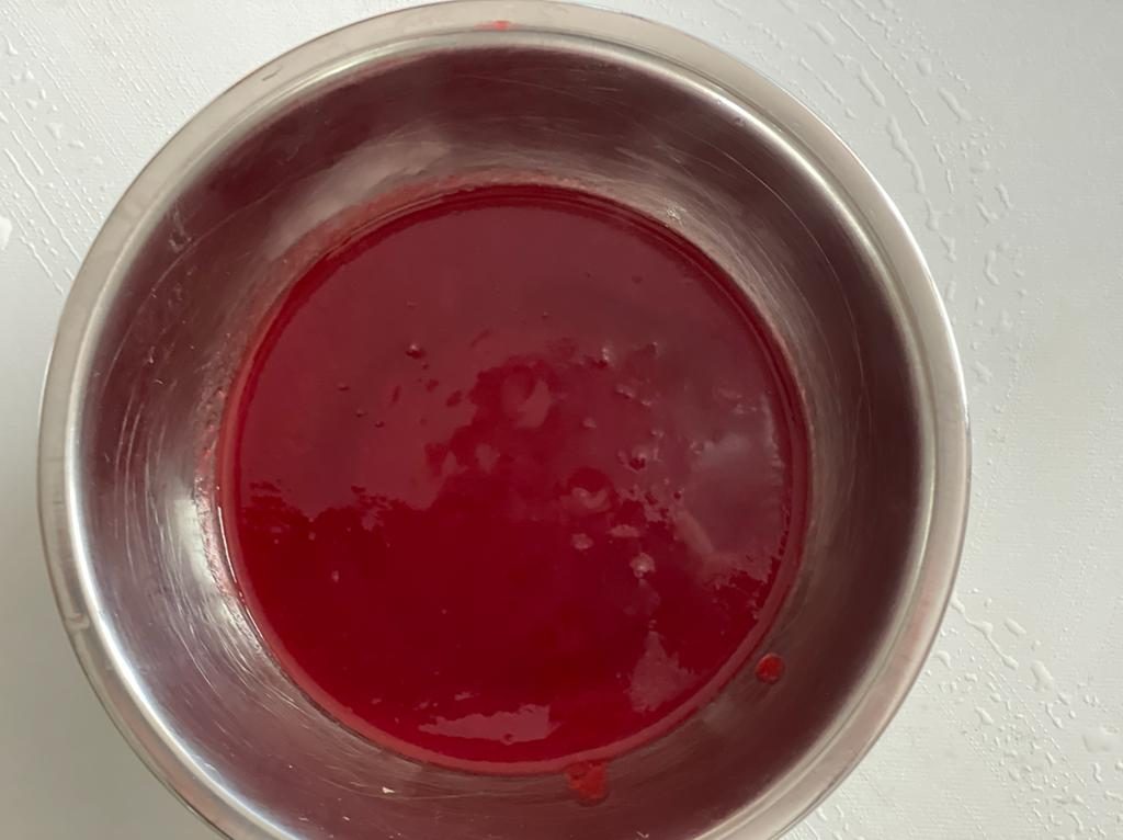 Coulis di lamponi freschi