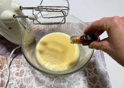 Aggiungete un cucchiaino di estratto di vaniglia