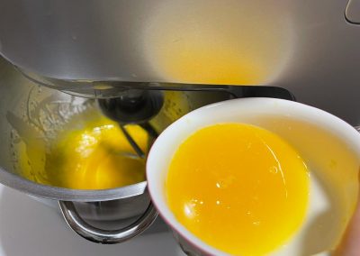 Aggiungete il succo d'arancia