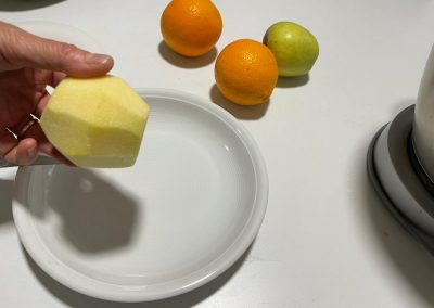 Sbucciate le mele