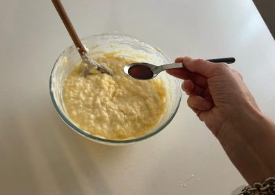 Aggiungete l’estratto di vaniglia