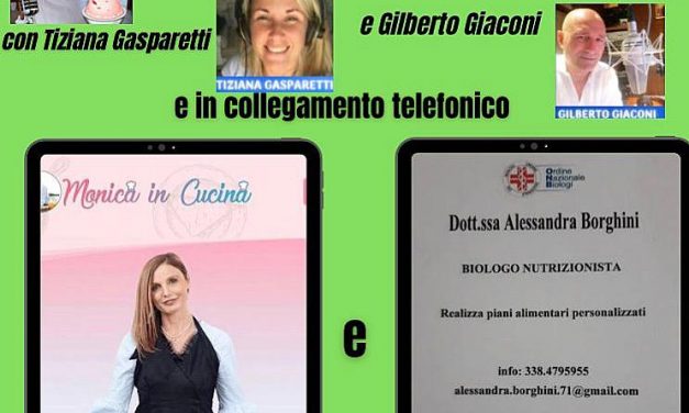 MONICA IN CUCINA INTERVISTA SU RADIO DOLCE ALICE LIVE