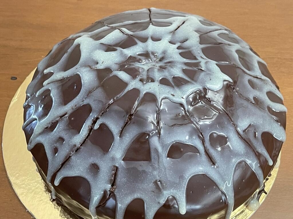 Torta ragnatela halloween sofficissima
