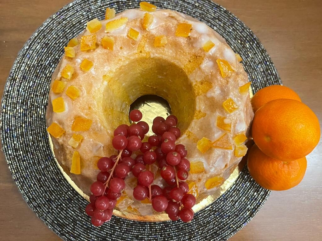 Ciambella soffice al mandarino