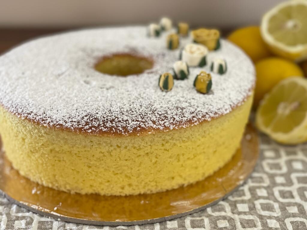 Chiffon cake al limone