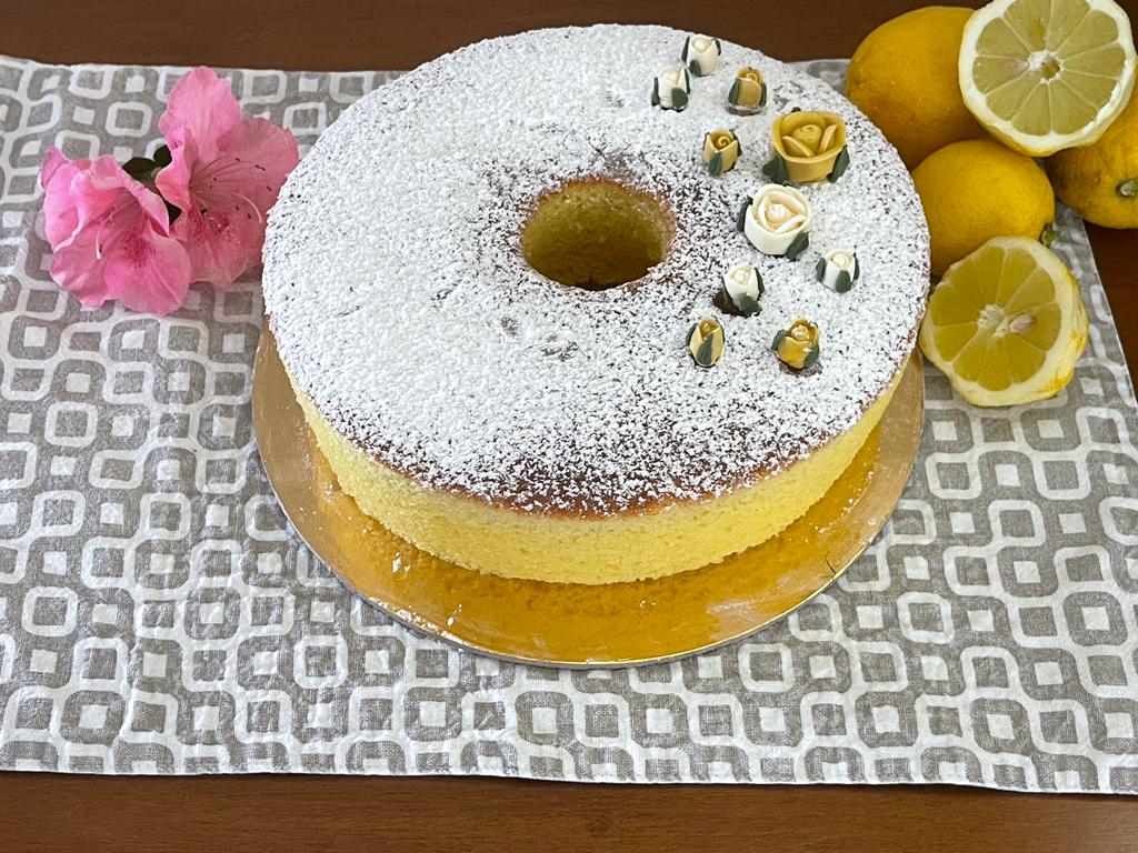 Chiffon cake al limone