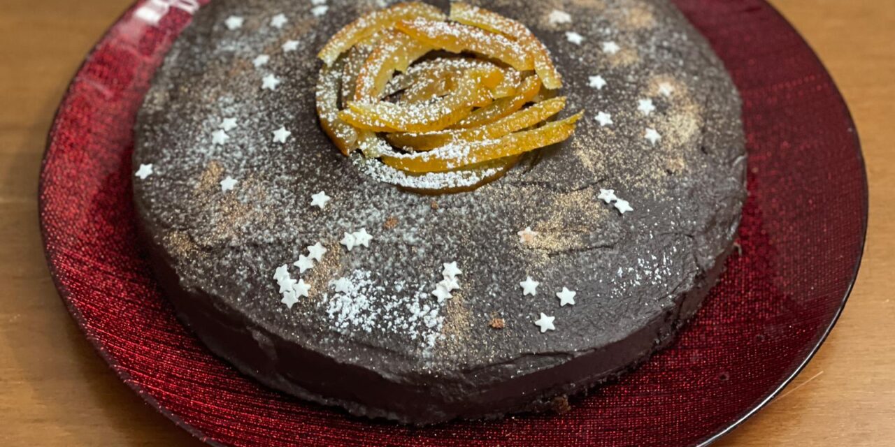 Torta soffice arancia e cioccolato