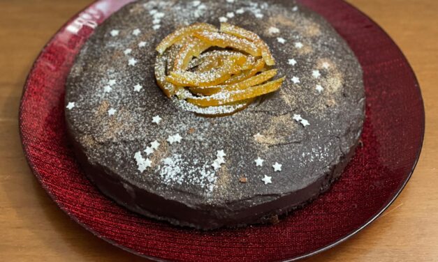 Torta soffice arancia e cioccolato